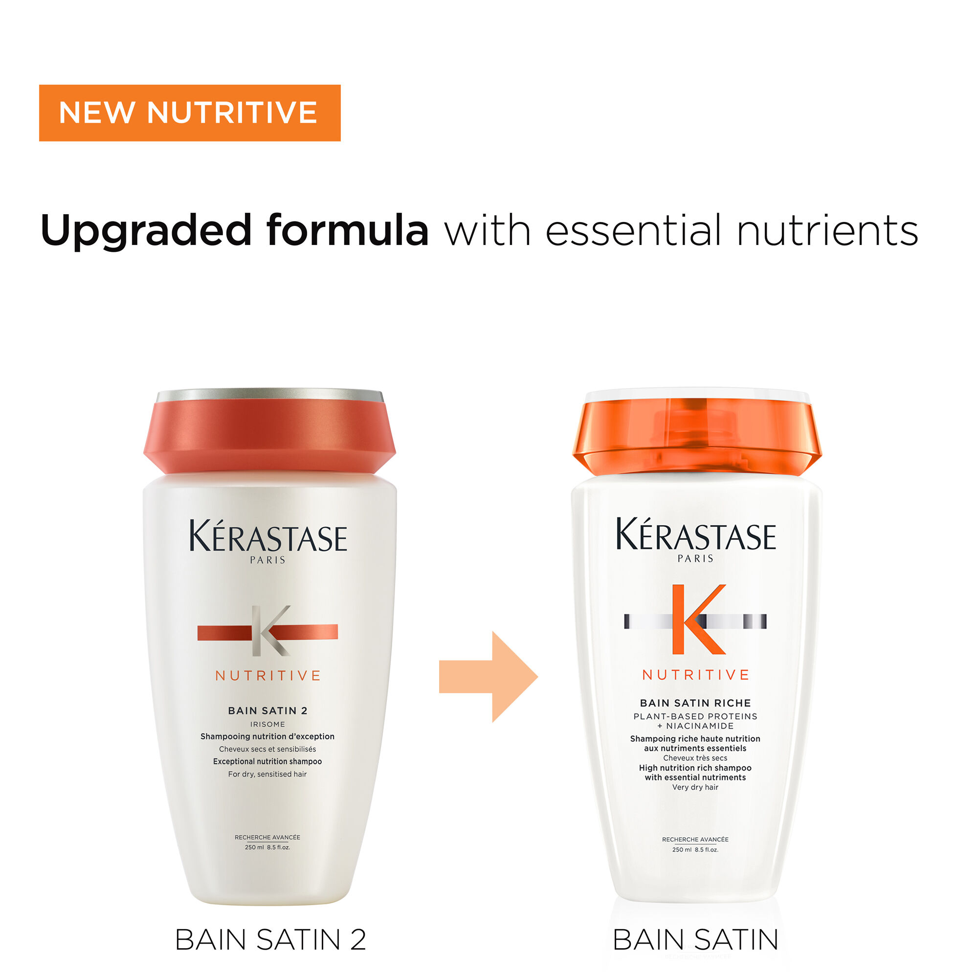 شامبو بان ساتان ريش للشعر الشديد الجفاف من مجموعة كيراستاس نوتريتيف