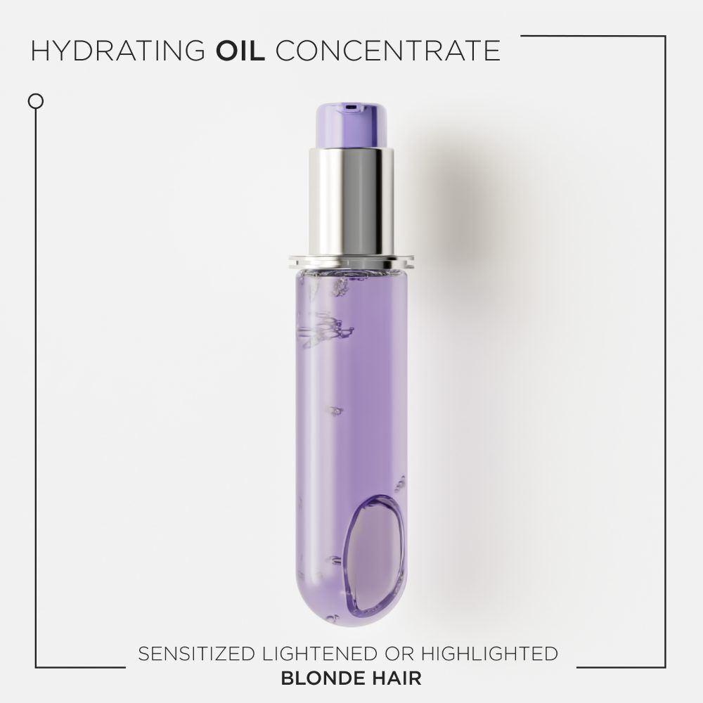 KERASTASE BLOND ABSOLU L'HUILE CICAGLOSS REFILLABLE, HAIR OIL FOR SENSITIZED LIGHTENED OR HIGHLIGHTED BLONDE HAIR