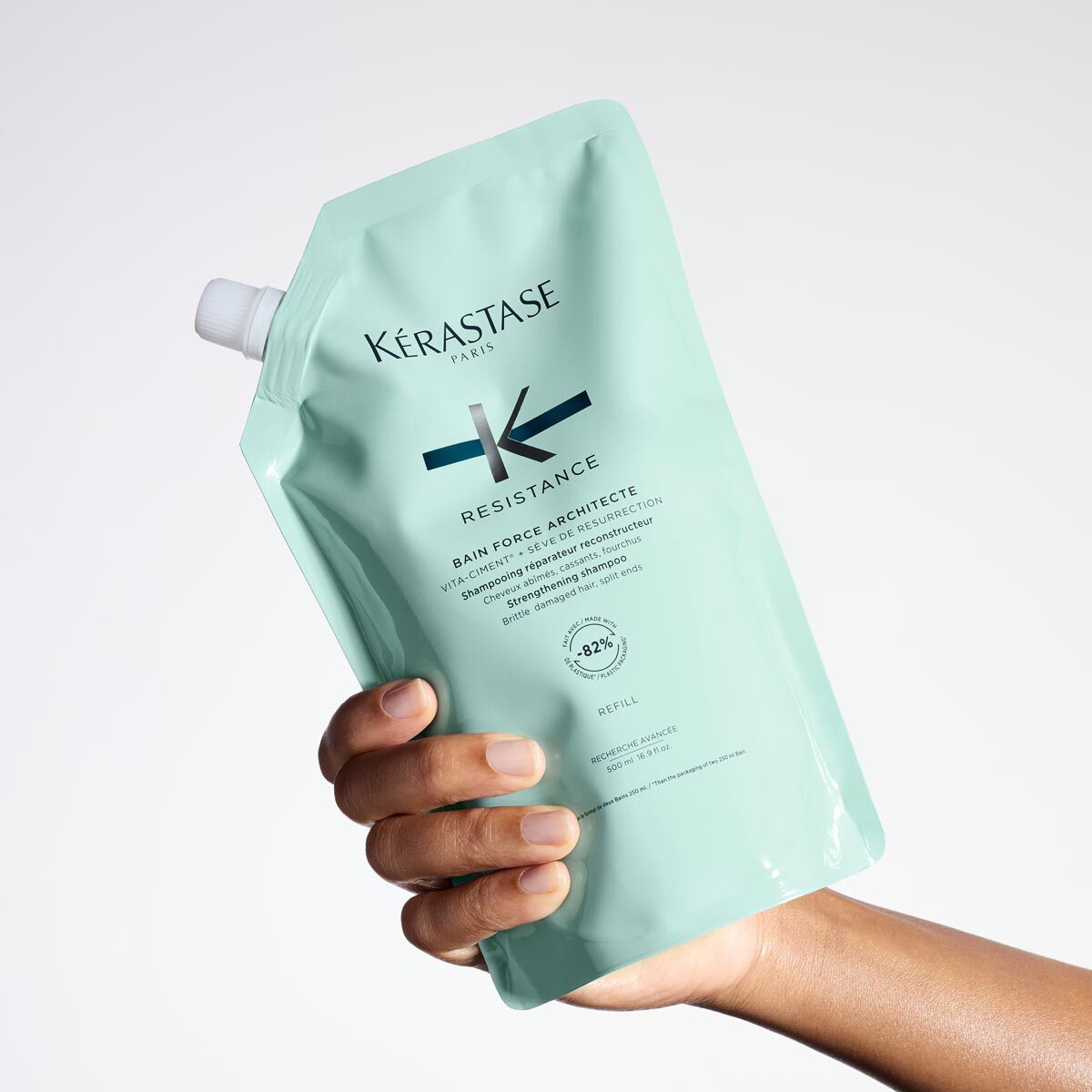 KERASTASE RESISTANCE BAIN FORCE ARCHITECTE SHAMPOO FOR DAMAGED HAIR