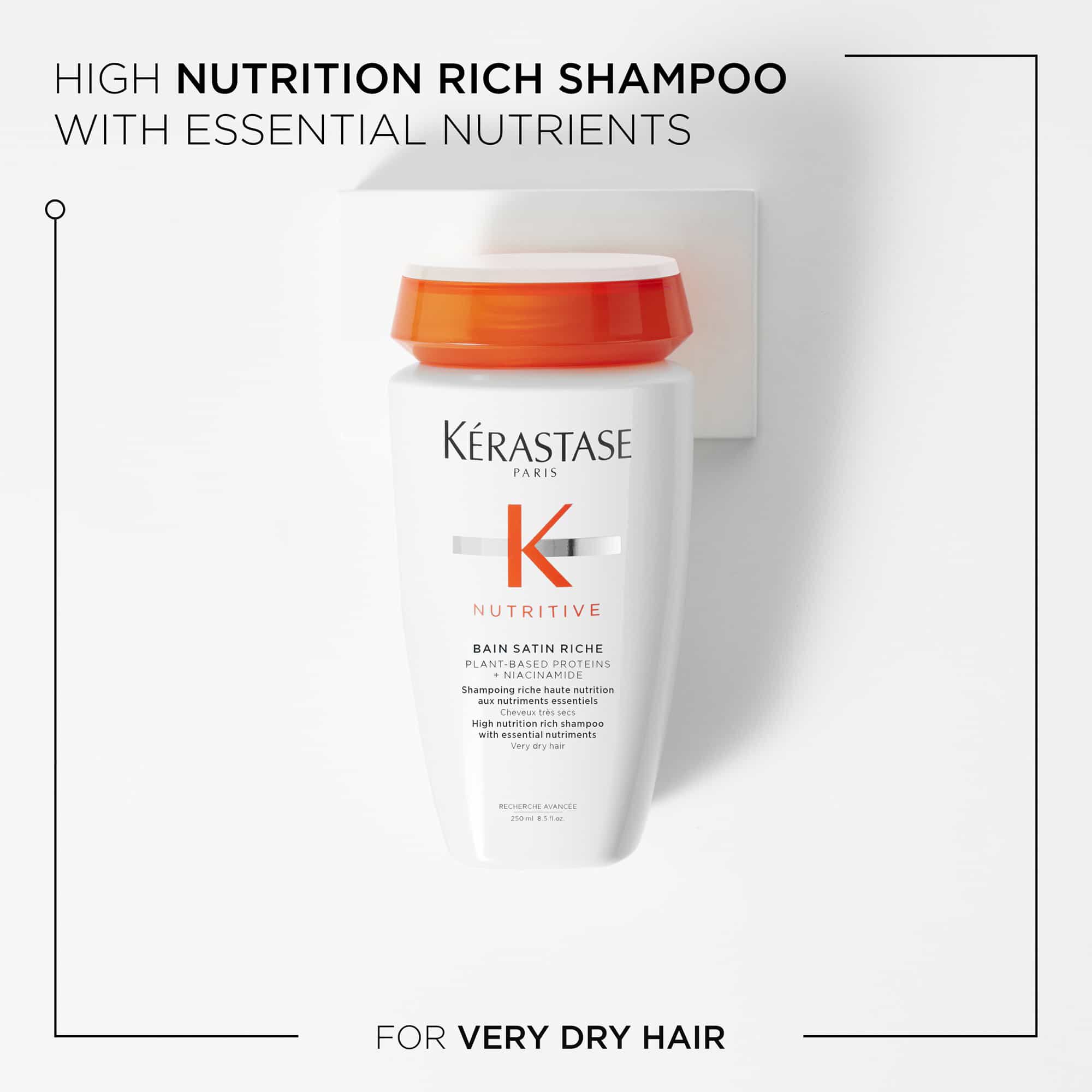 KERASTASE NUTRITIVE BAIN SATIN RICHE SHAMPOO FOR VERY DRY HAIR
