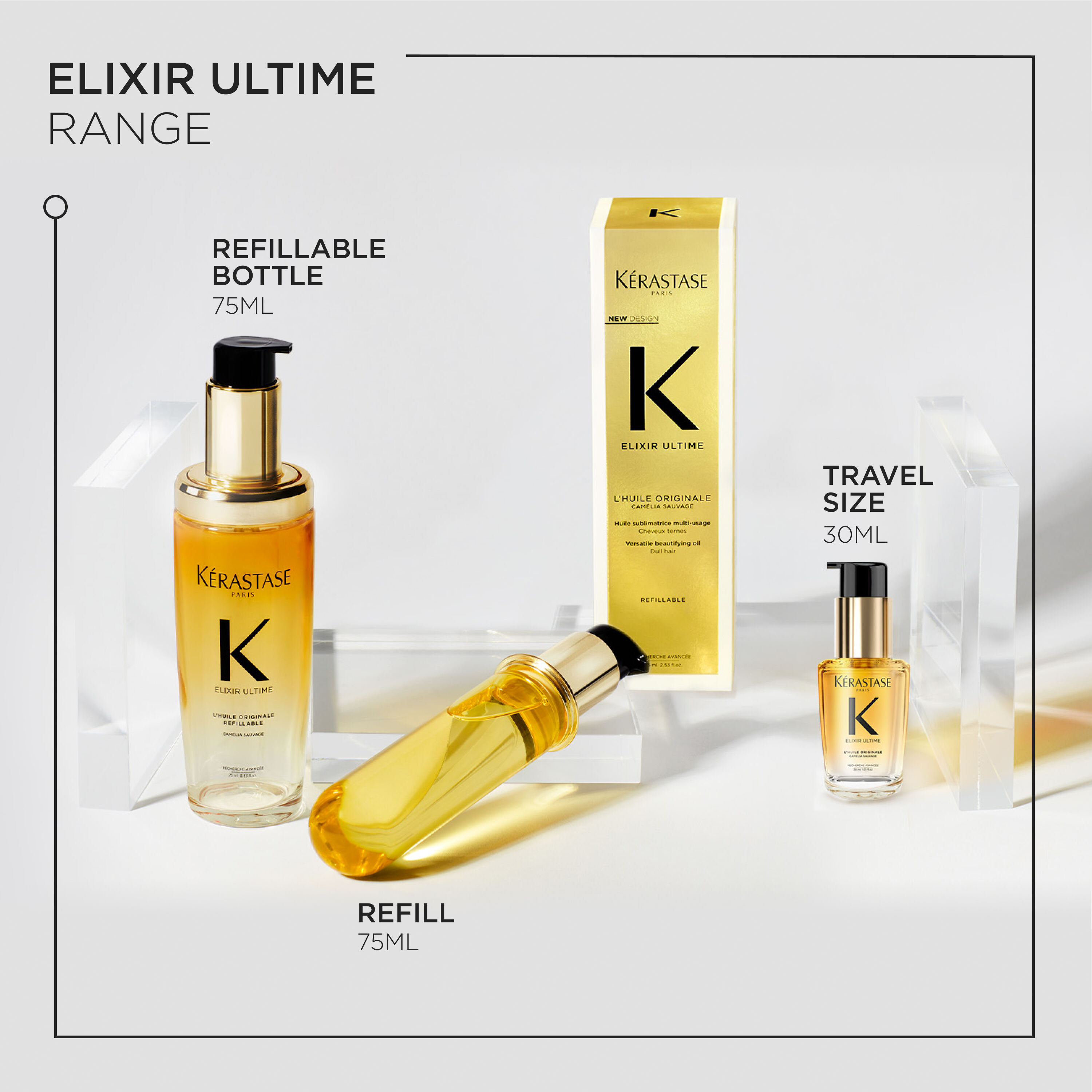 Kerastase Elixir Ultime Original Refillable Hair Oil